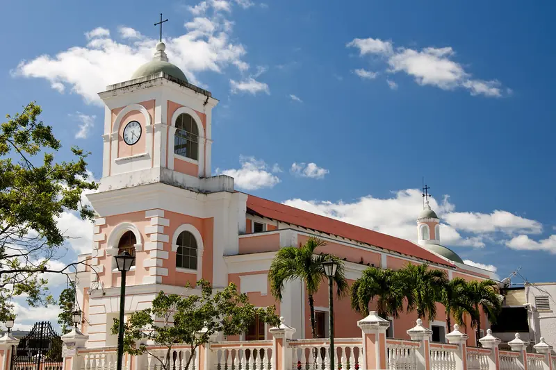 Town photo of Fajardo, not of the business