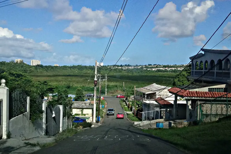 Town photo of Luquillo, not of the business