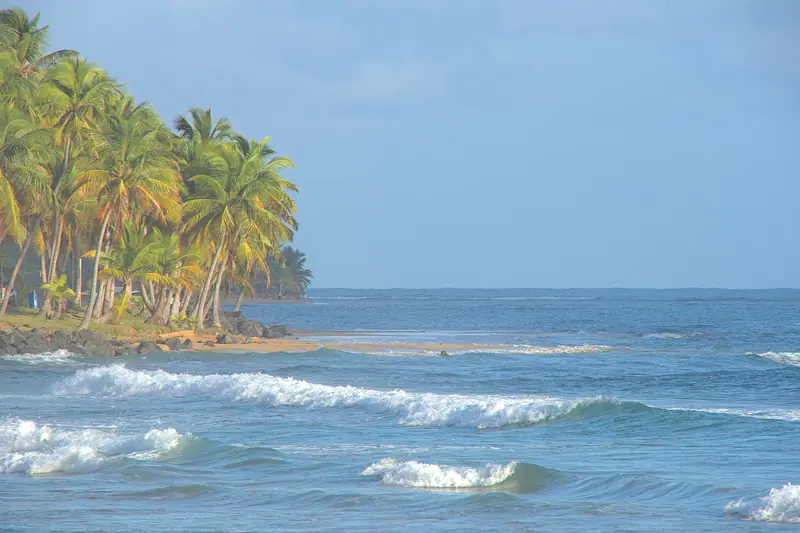 Town photo of Luquillo, not of the business