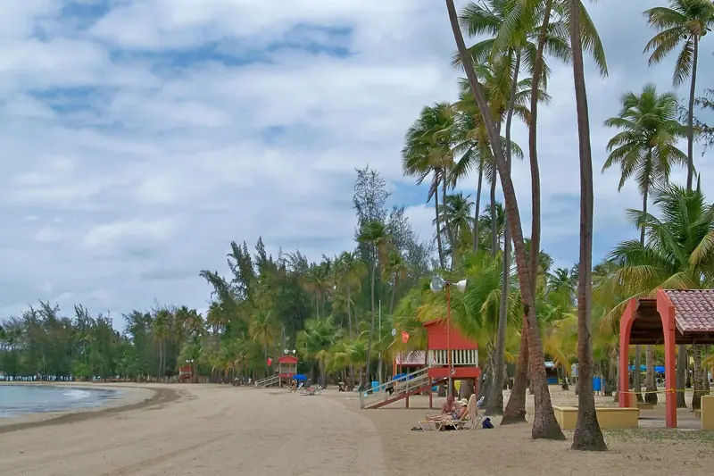 Town photo of Luquillo, not of the business