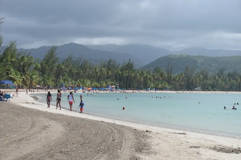 Town photo of Luquillo, not of the business