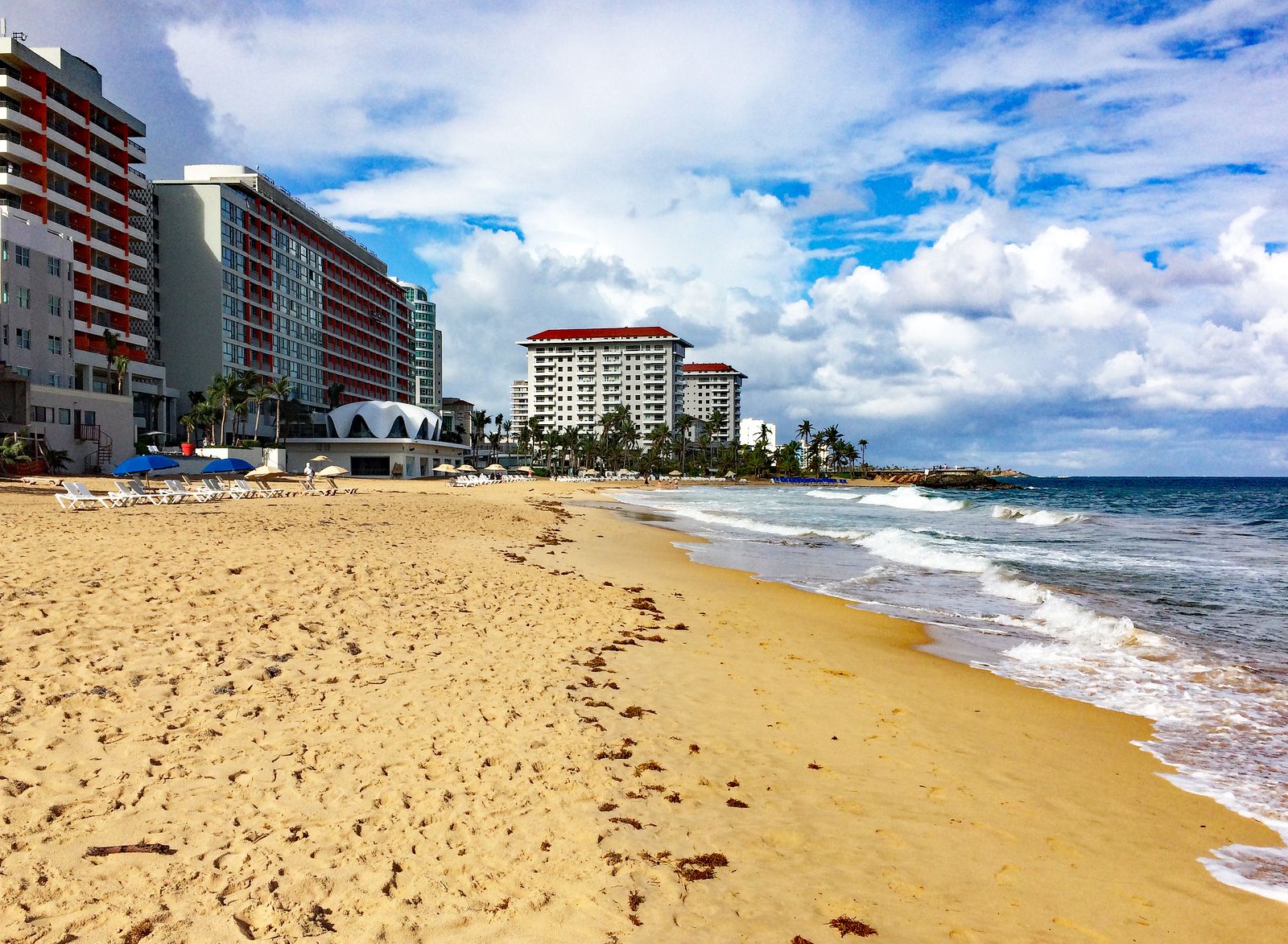 Condado Beach, San Juan, looking toward the Atlantic