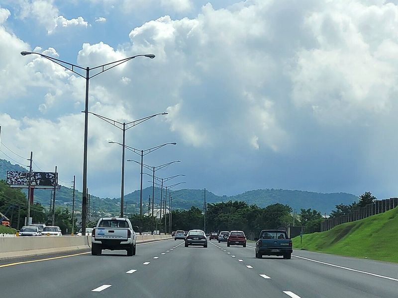 Expreso PR-30 highway in Caguas, Puerto Rico