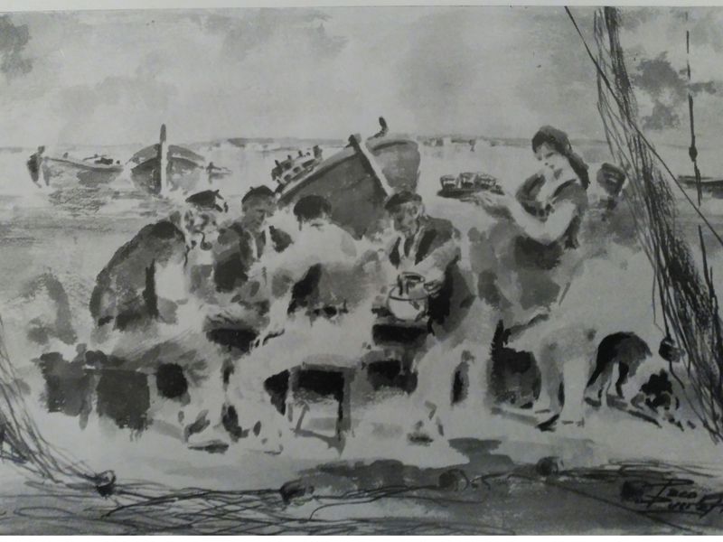 Fishermen in Aguada, Puerto Rico
