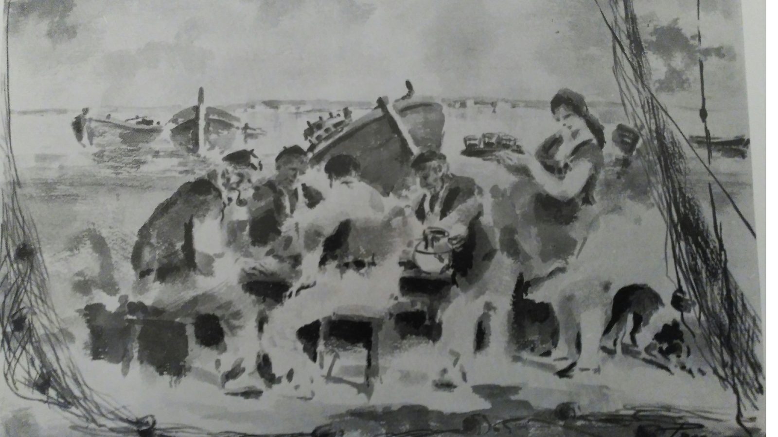 Fishermen in Aguada, Puerto Rico