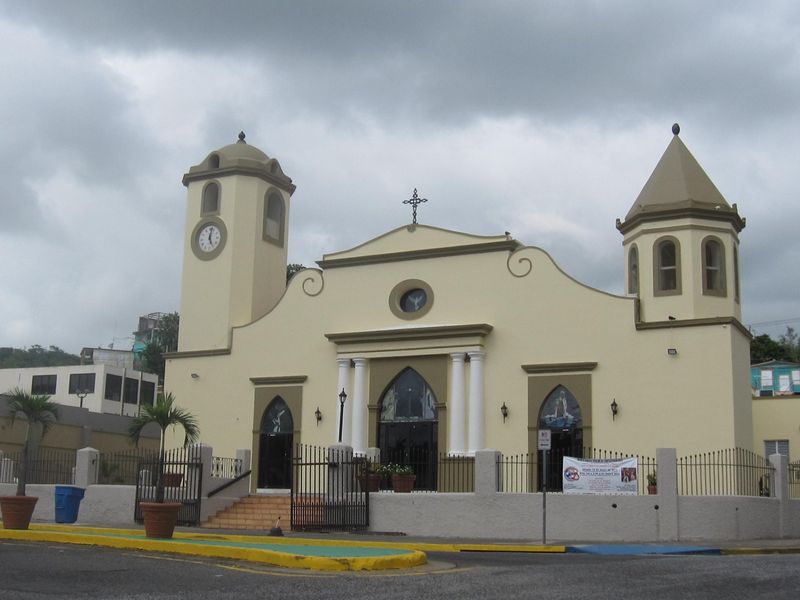 Iglesia de San Carlos Borromeo in Aguadilla, Puerto Rico