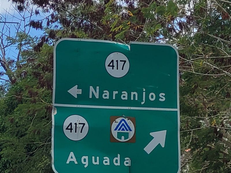 PR-2 highway in Aguada, Puerto Rico
