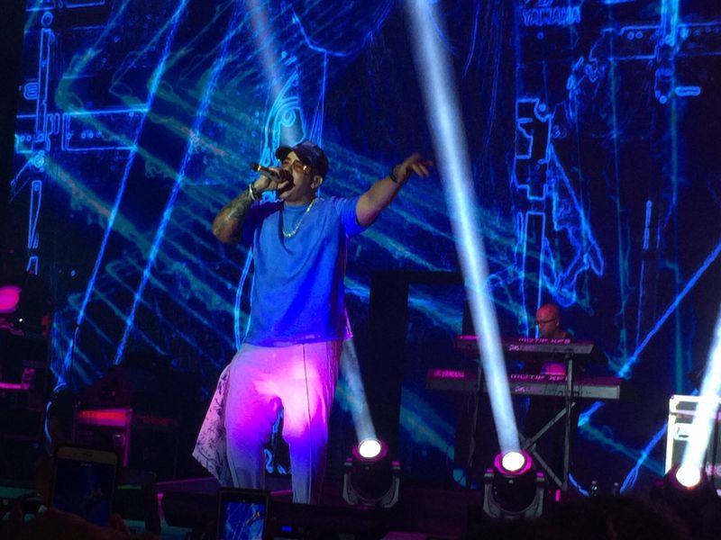 Daddy Yankee performing during his Con Calma Tour in 2019