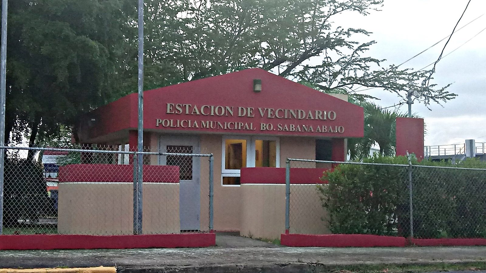 Municipal police station in the Sabana Abajo neighborhood of Carolina, Puerto Rico