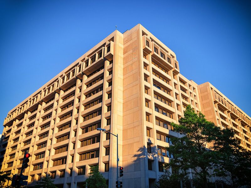 International Monetary Fund headquarters building in Washington, D.C.