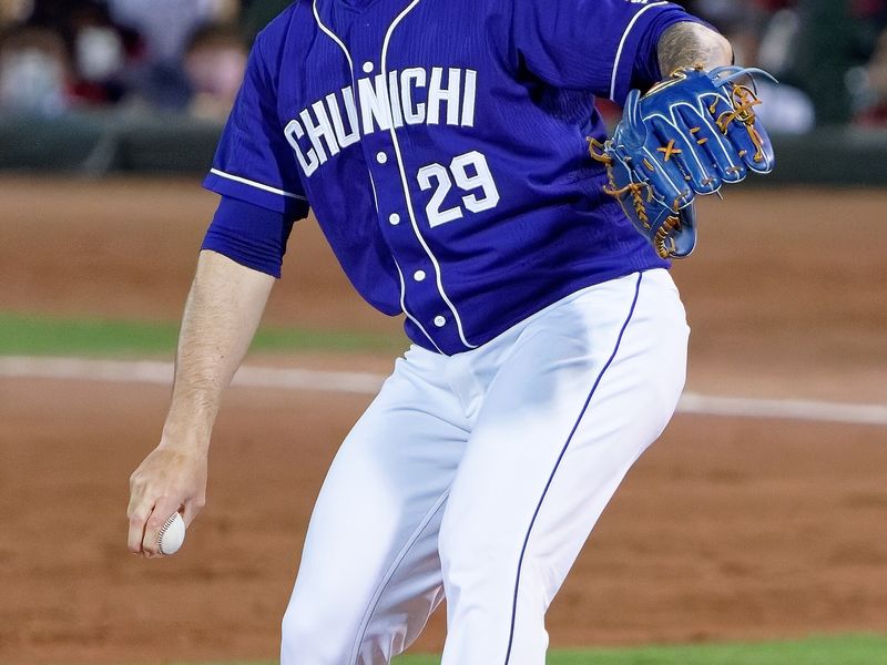Yariel Rodríguez pitching in a baseball game