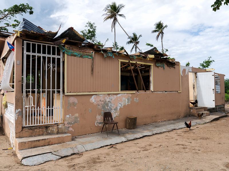 House exterior in Loíza, Puerto Rico