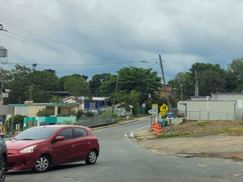 Road in Hormigueros, Puerto Rico