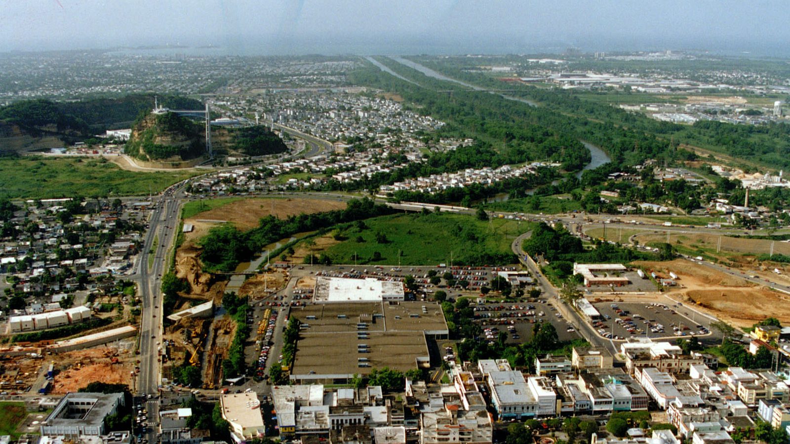 Aerial view of Bayamón, Puerto Rico