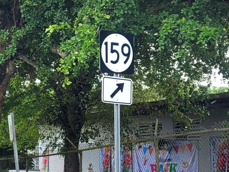 Carretera PR-159 in Corozal, Puerto Rico
