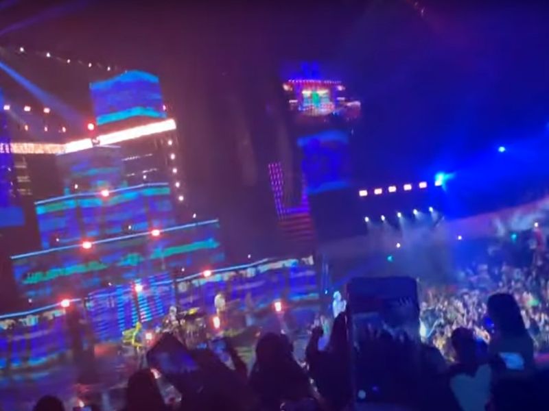 Pedro Capó performing on stage at the Auditorio Nacional during the Kids' Choice Awards México 2019