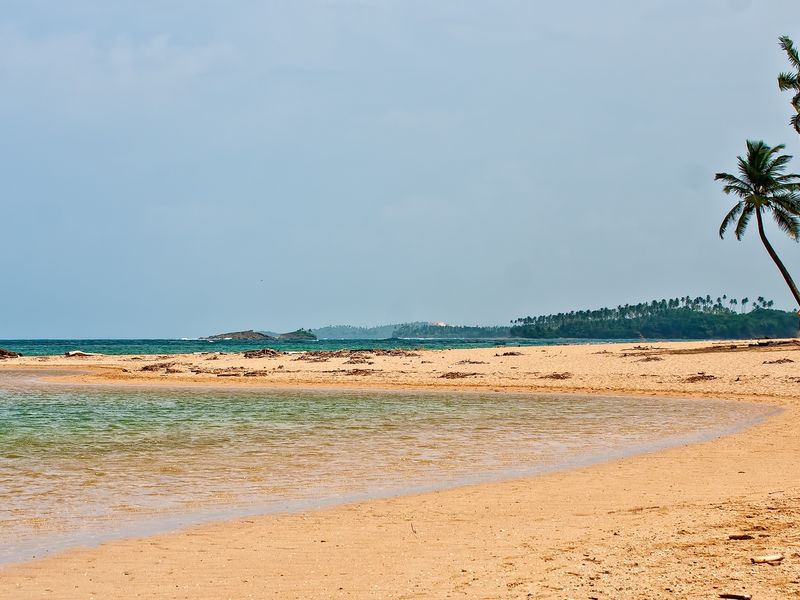Beach in Puerto Nuevo, Vega Baja, Puerto Rico