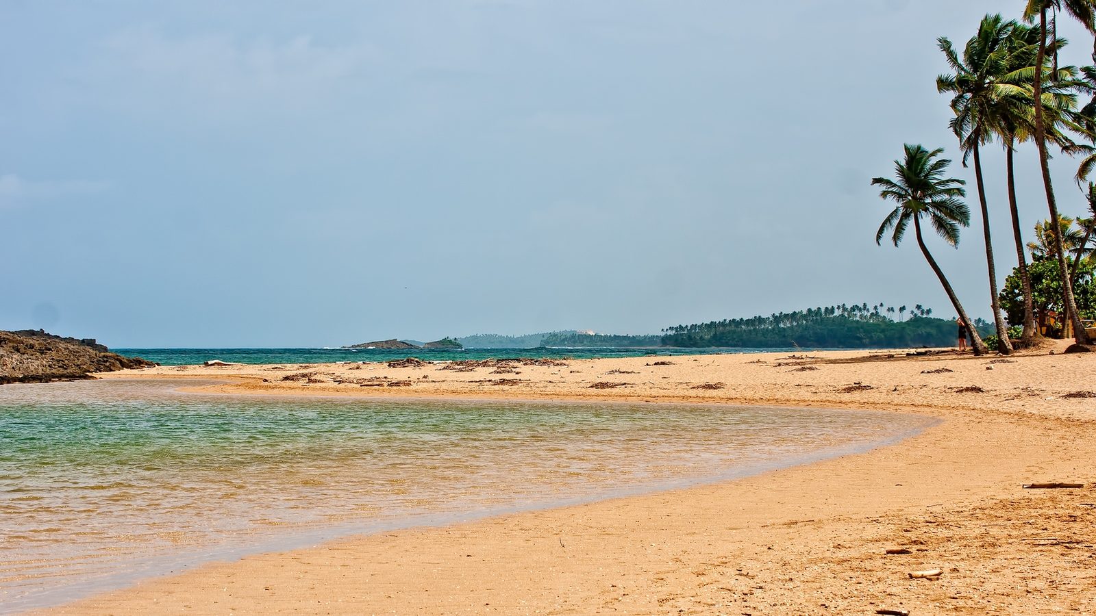 Beach in Puerto Nuevo, Vega Baja, Puerto Rico