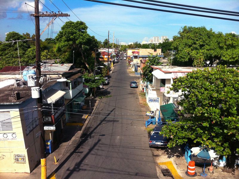Street view in Barrio Obrero, Santurce, San Juan, Puerto Rico