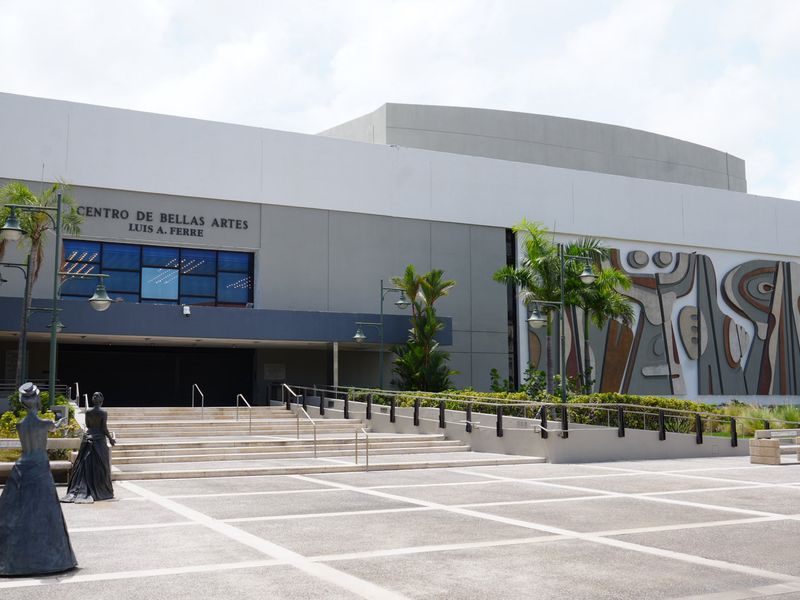 Front of the Luis A. Ferré Performing Arts Center, Santurce, San Juan