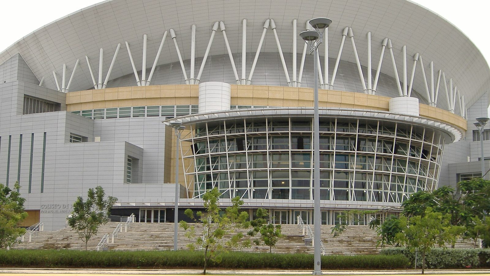 Front of the José Miguel Agrelot Coliseum, San Juan