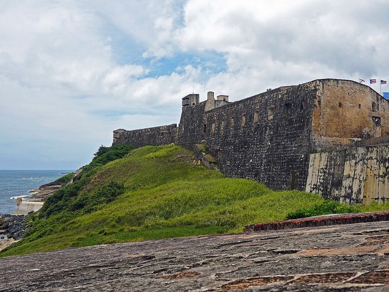 Panoramic view of Castillo San Cristóbal, Old San Juan