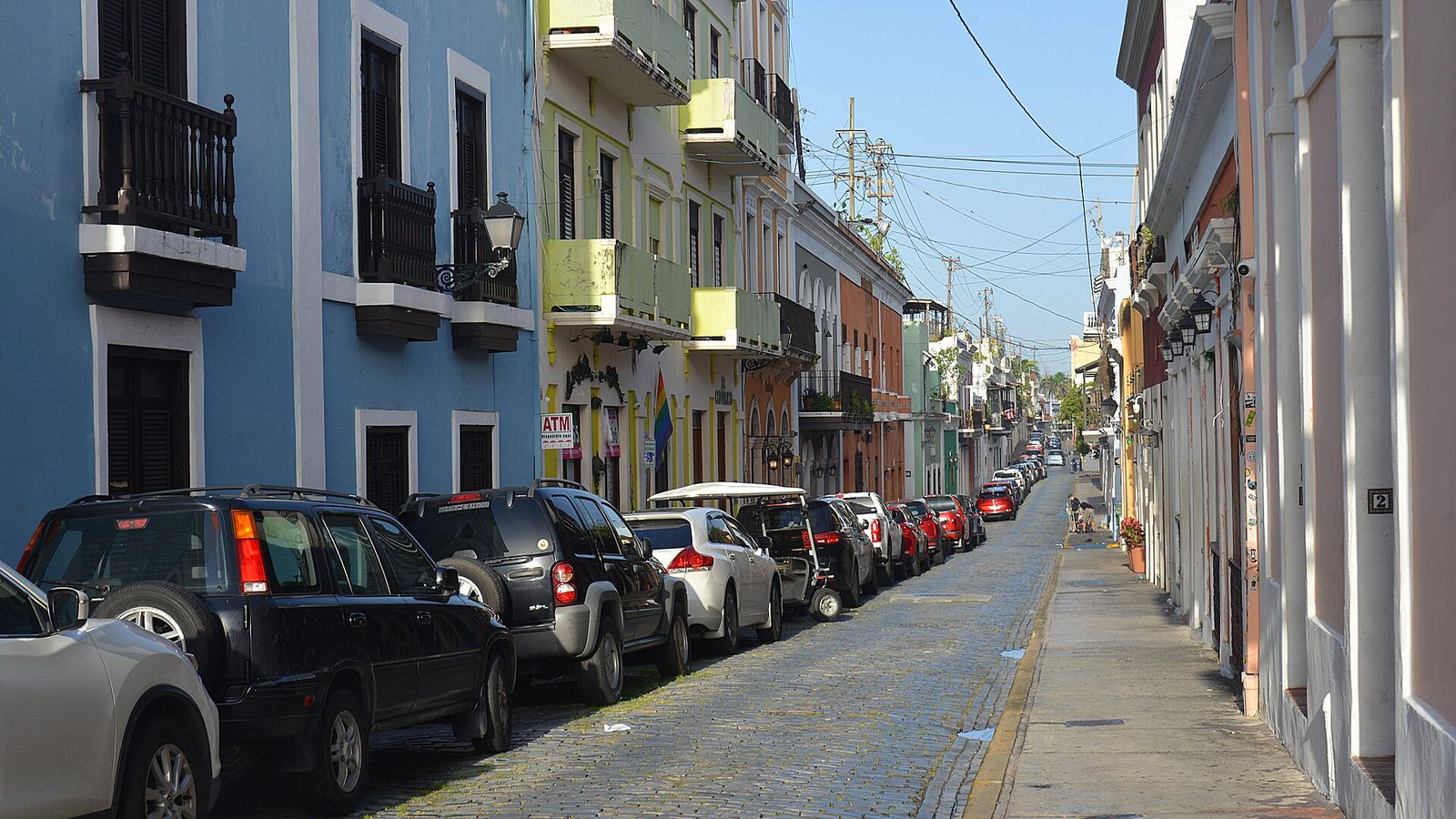 Calle San Sebastián, a cobblestone street in Old San Juan