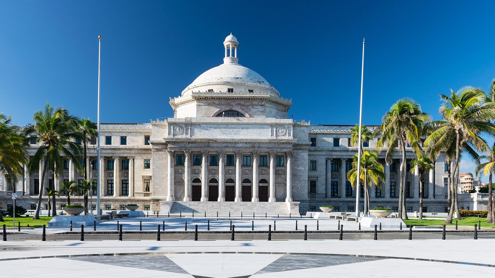 North façade of the Capitol of Puerto Rico, San Juan