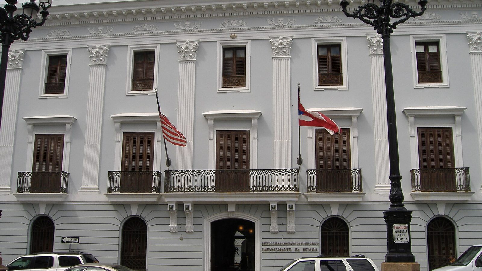The Palacio de la Real Intendencia, home of the Puerto Rico State Department, San Juan