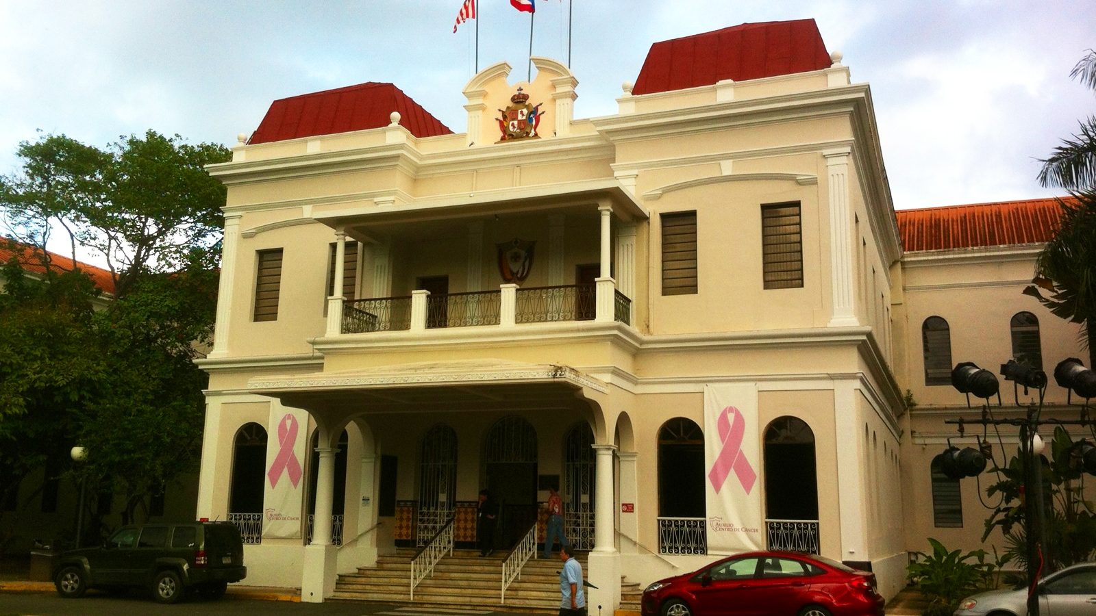 The historic building of the Hospital Español Auxilio Mutuo, San Juan