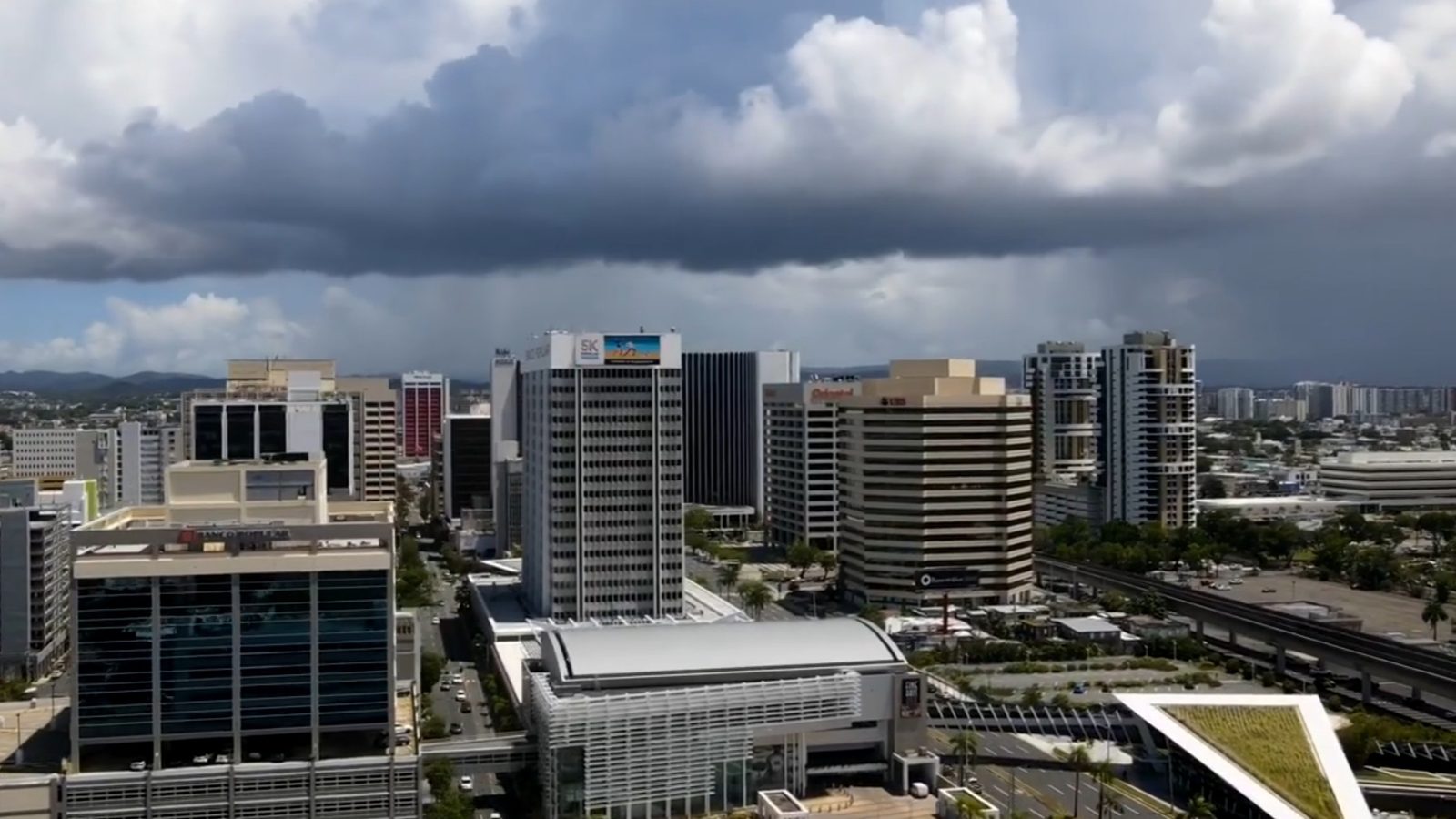 The Hato Rey skyline, San Juan