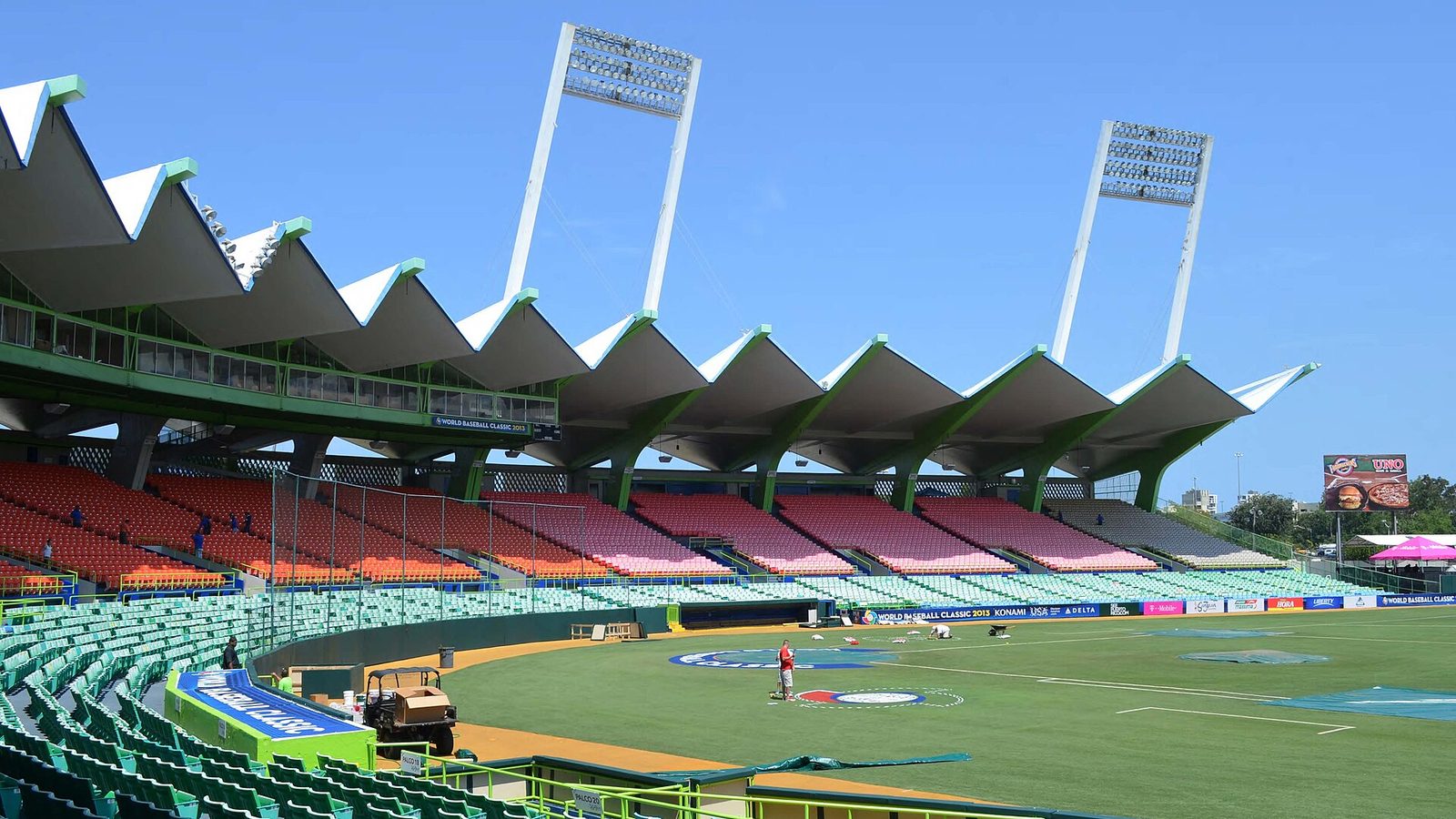 The field and stands at Hiram Bithorn Stadium, San Juan (2013)