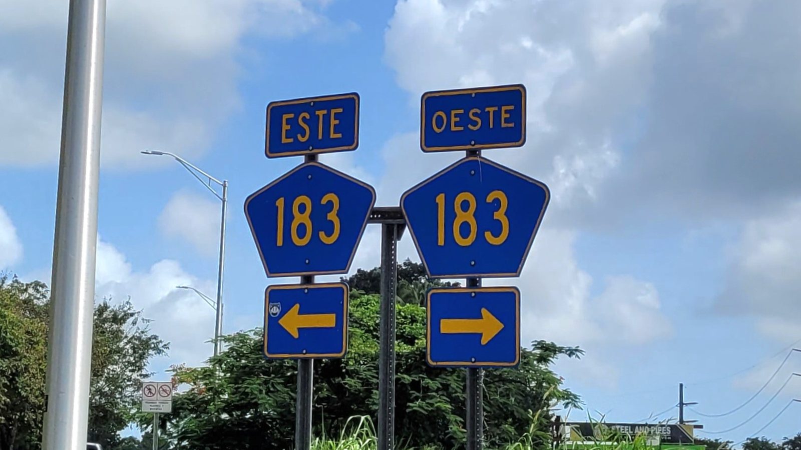 PR-30 expressway ramp exit in Las Piedras, Puerto Rico