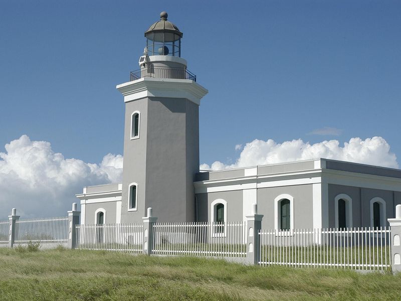 Los Morrillos Lighthouse in Cabo Rojo, Puerto Rico