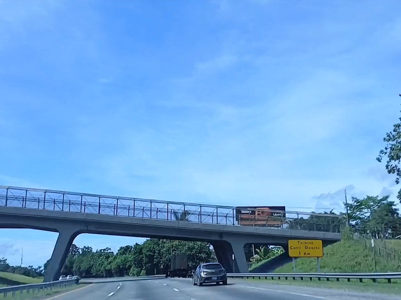 View of Autopista PR-52 between Caguas and Cayey, Puerto Rico