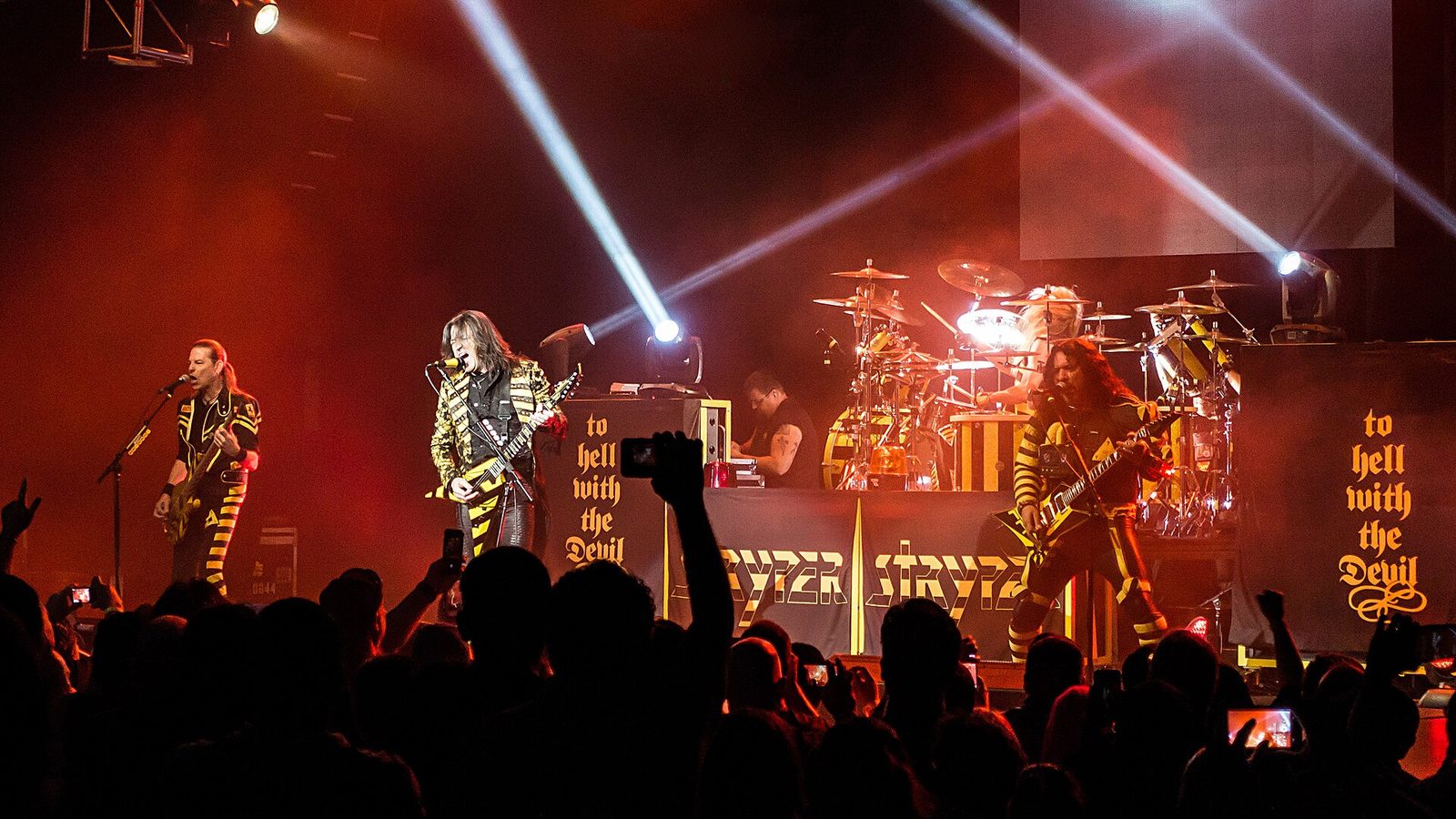 Stryper performing live on stage