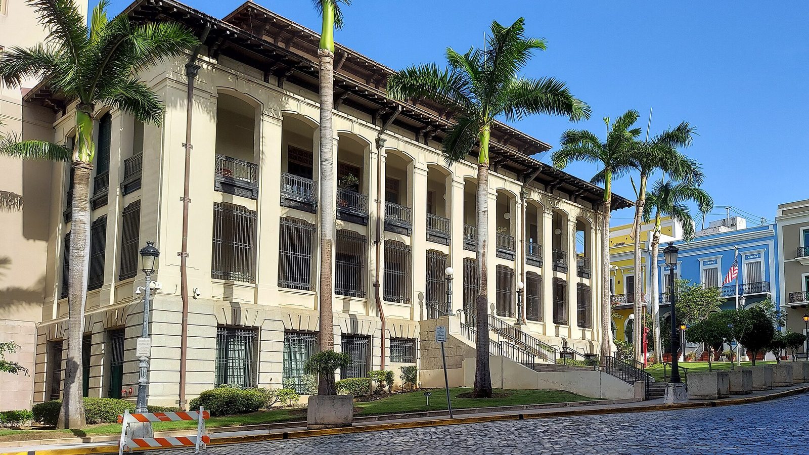 East side of the Jose V. Toledo Federal Building in San Juan, Puerto Rico