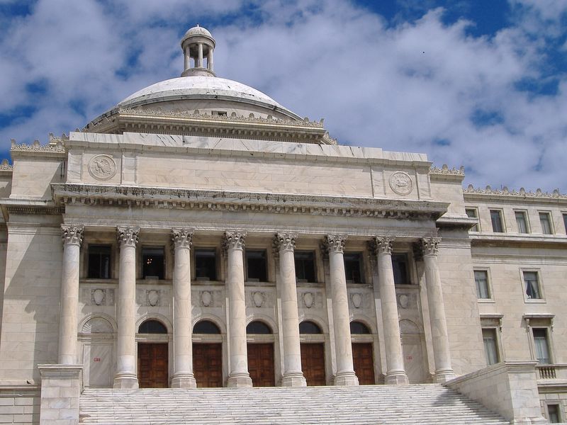 South view of the Capitol of Puerto Rico building