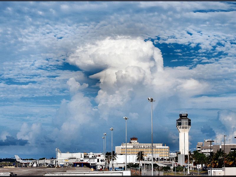 View of Luis Muñoz Marin International Airport in Puerto Rico