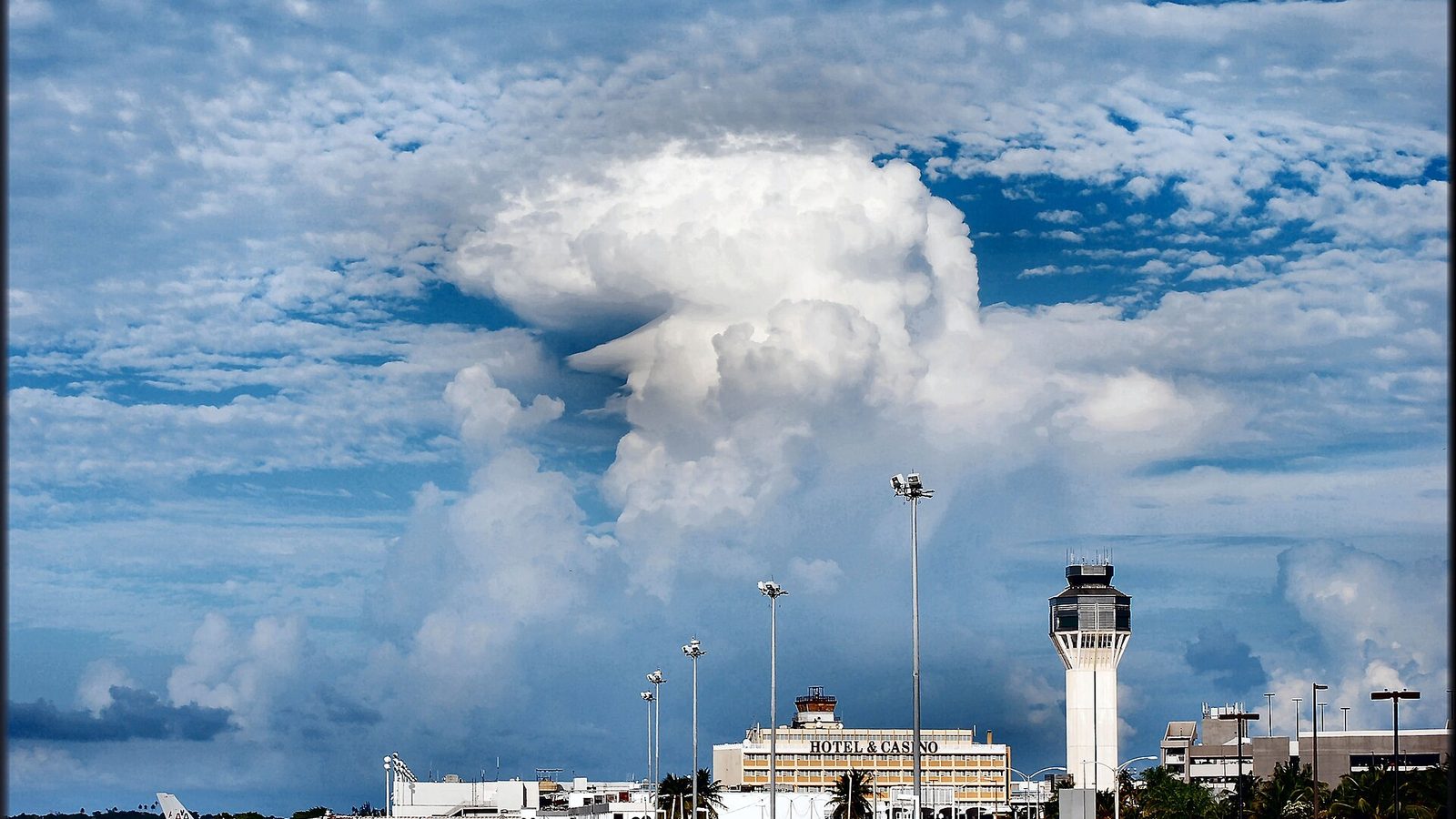 View of Luis Muñoz Marin International Airport in Puerto Rico