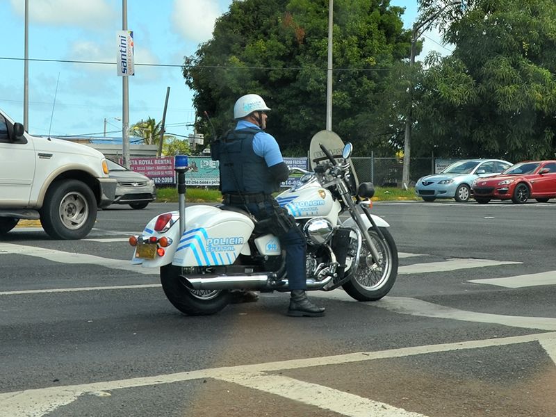 Puerto Rico Police Department state police motorcycle