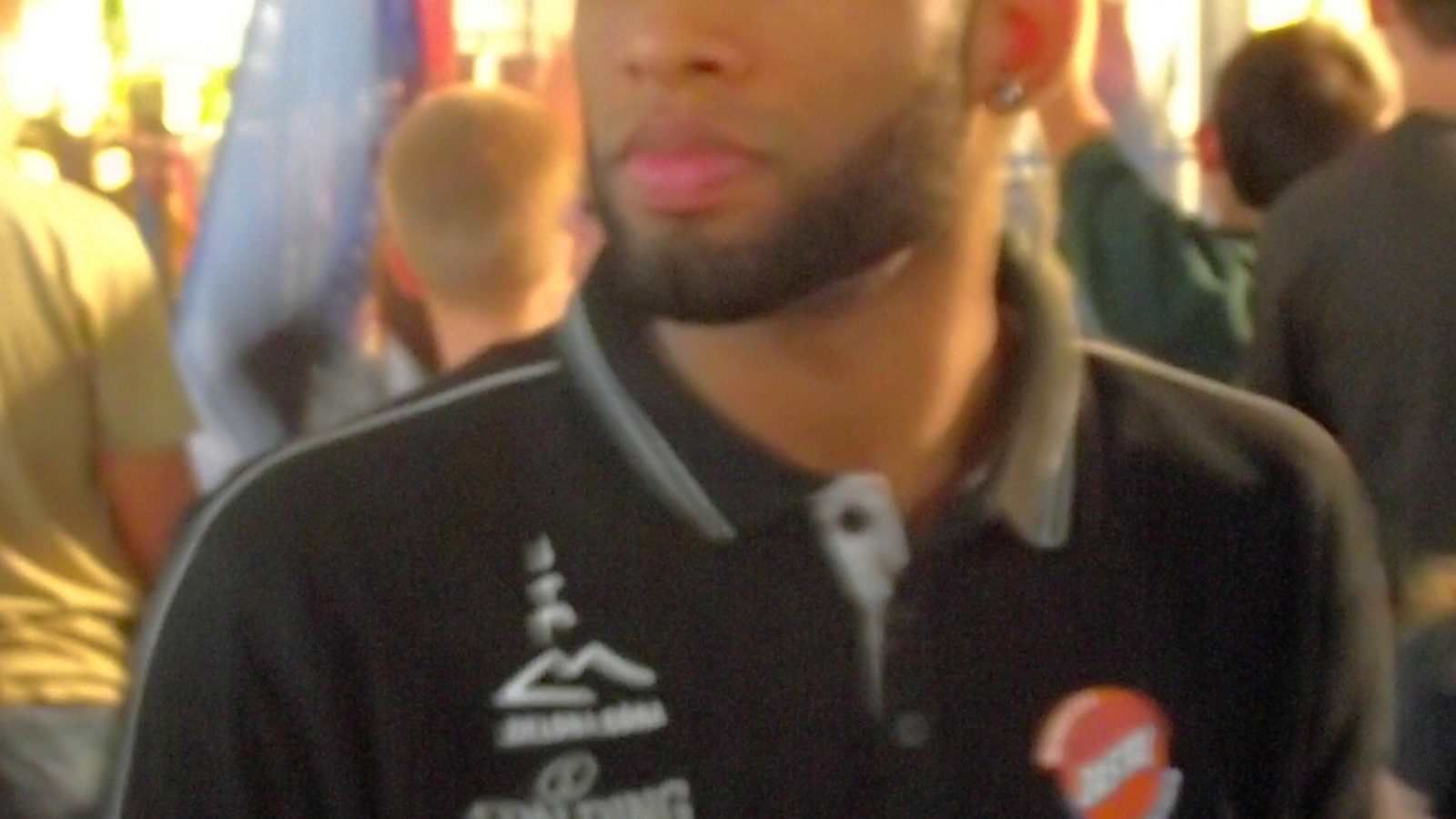 Walter Hodge during a 2011 basketball presentation