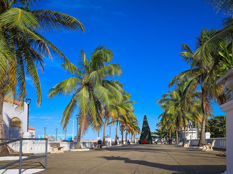 Paseo Víctor Rojas promenade in Arecibo, Puerto Rico