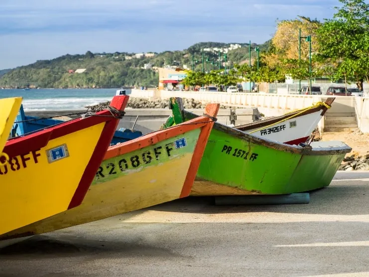 imagen de bote colorido