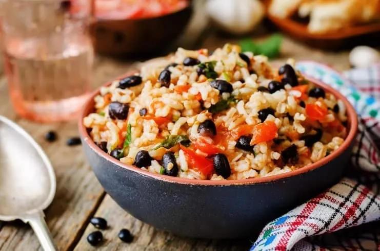 imagen de arroz con habichuelas