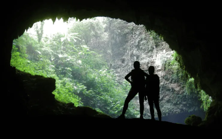 image of a cave