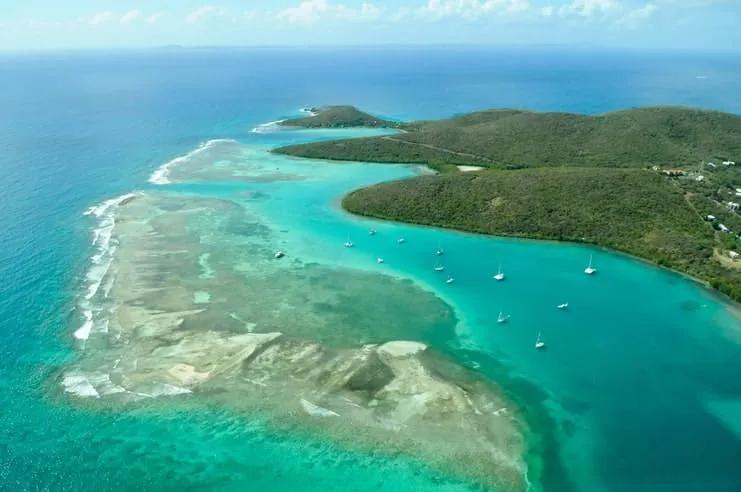 imagen aérea de Culebra