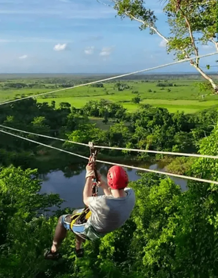 Tirolesa en la Hacienda Campo Rico, Carolina