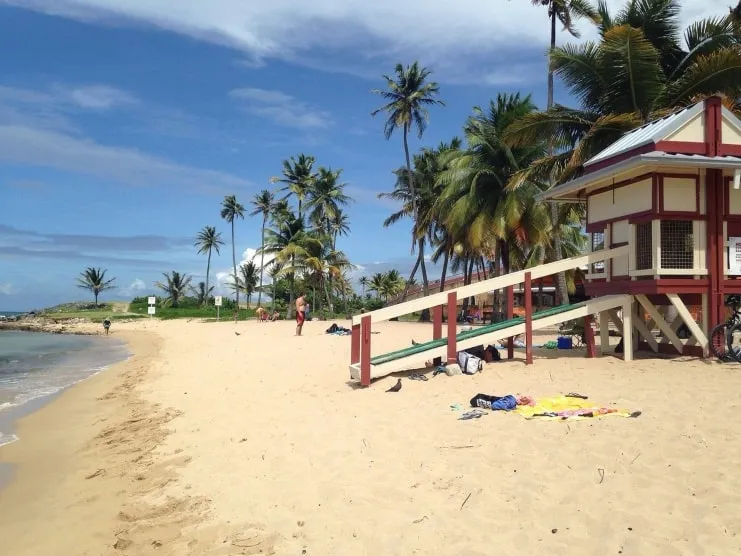 imagen de la playa Escambrón