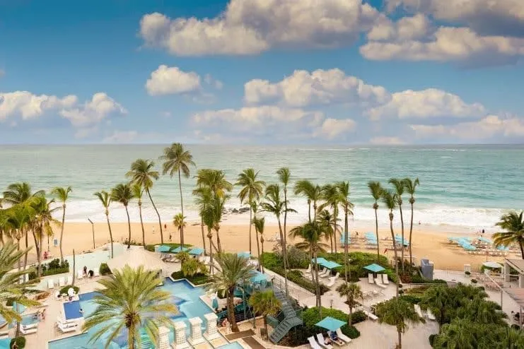 imagen de la playa frontal